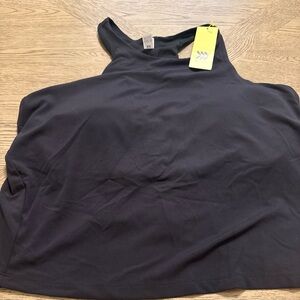 Women's Everyday Soft Racerback Tank Top - All in Motion™ Black 2X